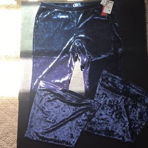 Never worn crushed velvet pants